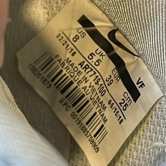 Nike Air Force 1 Low ‘07 PRM ‘Just Do It’ Women’s size 8 Style AR7719-100 - Picture 4 of 13